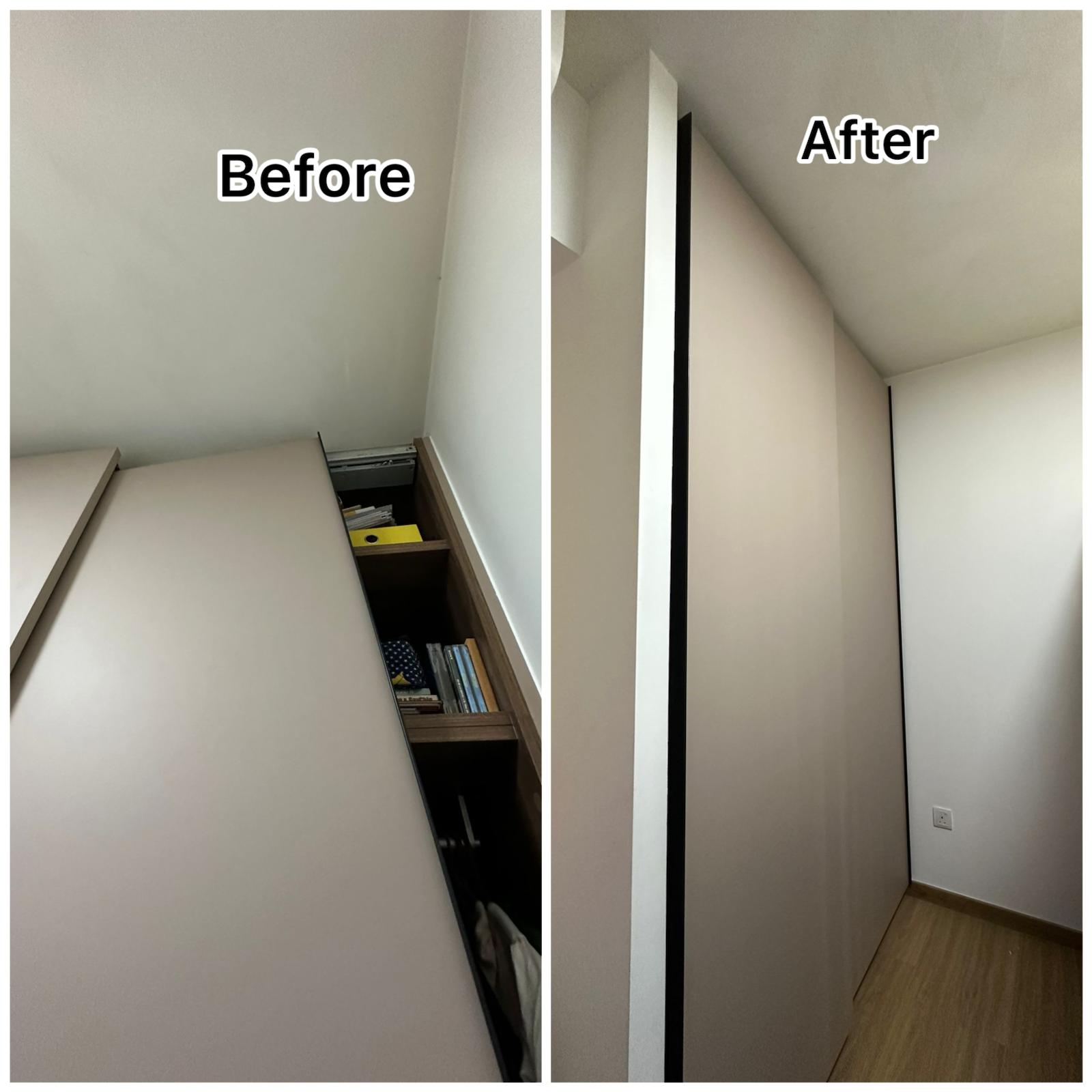 Wardrobe Door Alignment & Sliding Door Repair Service in Singapore